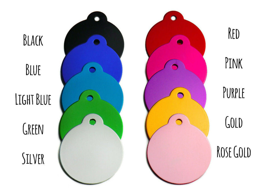 Custom Etched Double-sided Pet Tags