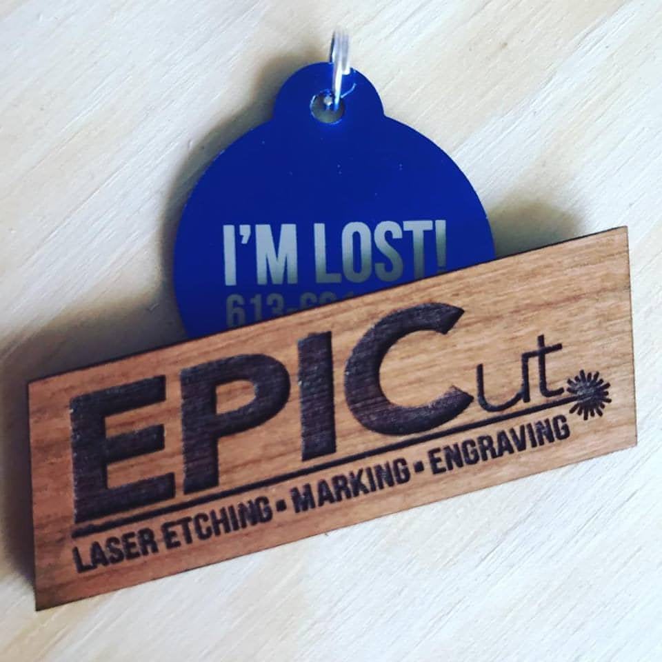 Custom Etched Double-sided Pet Tags