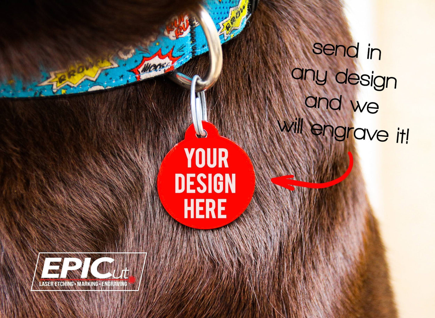 Custom Etched Double-sided Pet Tags