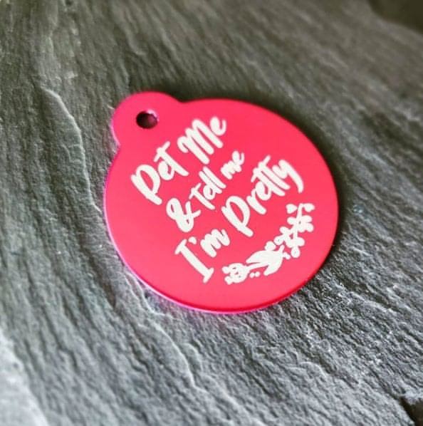 Custom Etched Double-sided Pet Tags