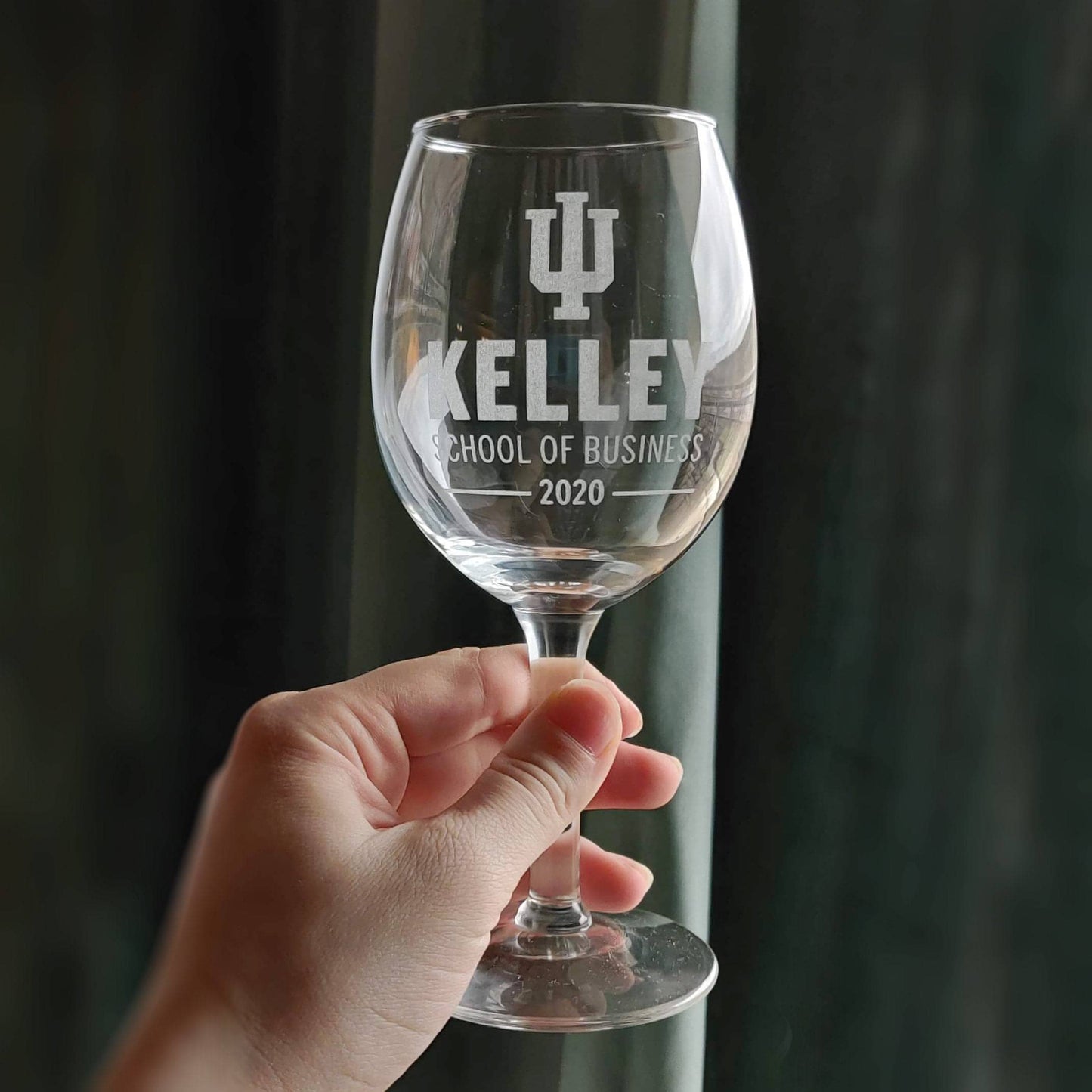 Custom Engraved 12oz Small Wine Glass