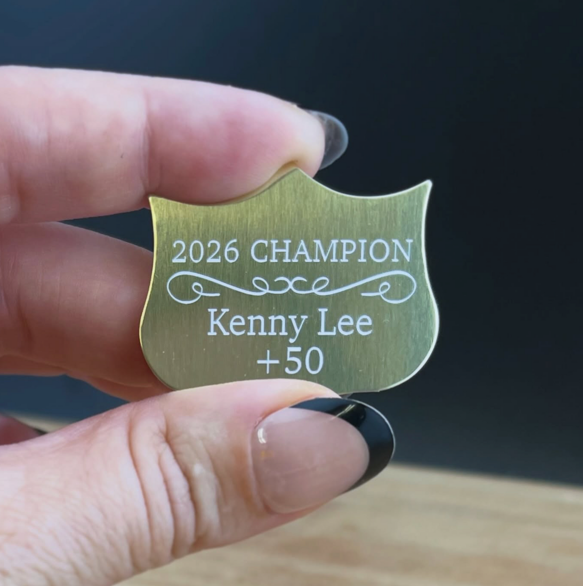 Custom Engraved Trophy Plates