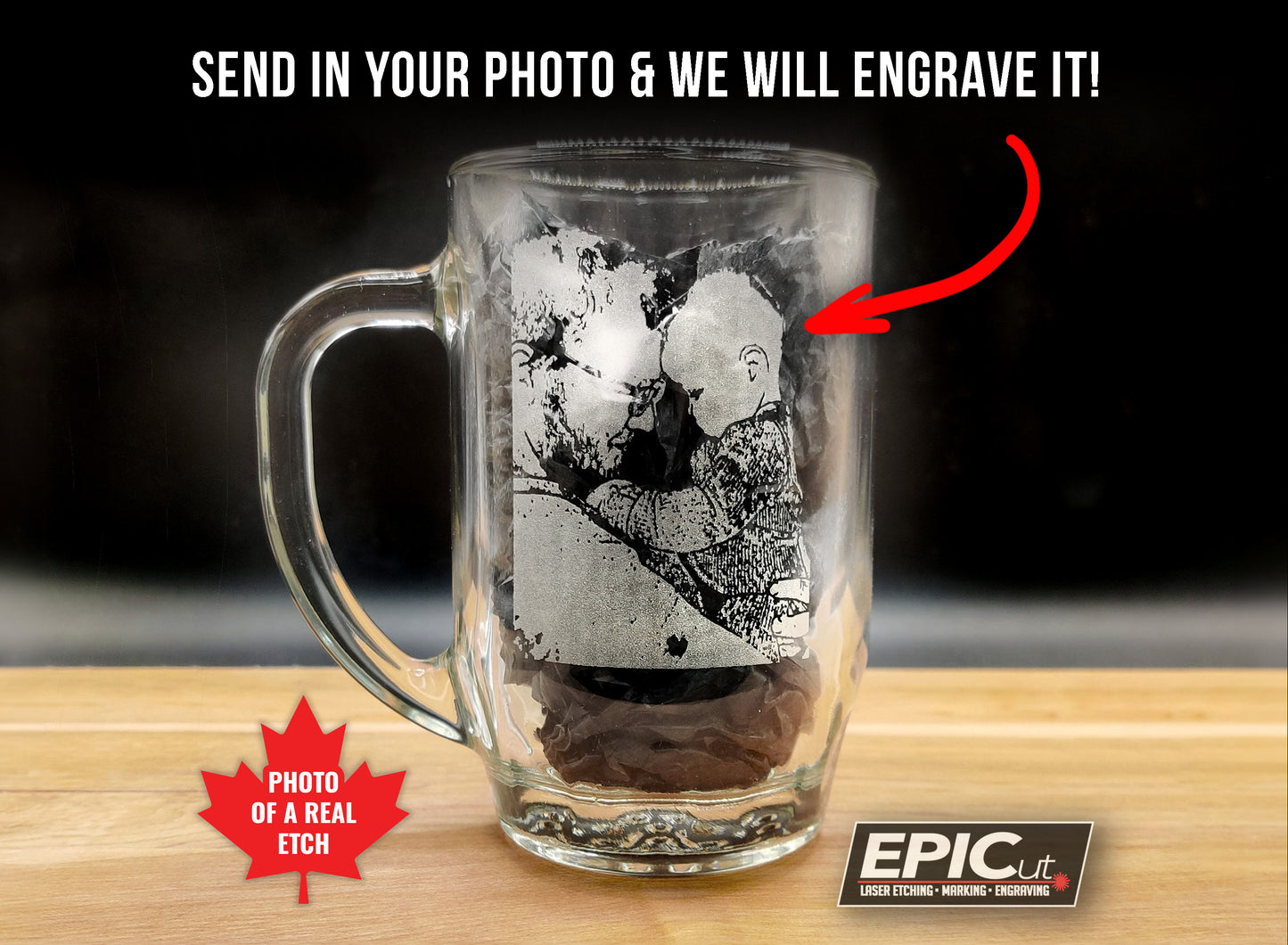 Custom Engraved 19.5oz Beer Mug