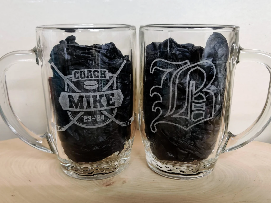 Personalized Hockey Coach / Team Glasses