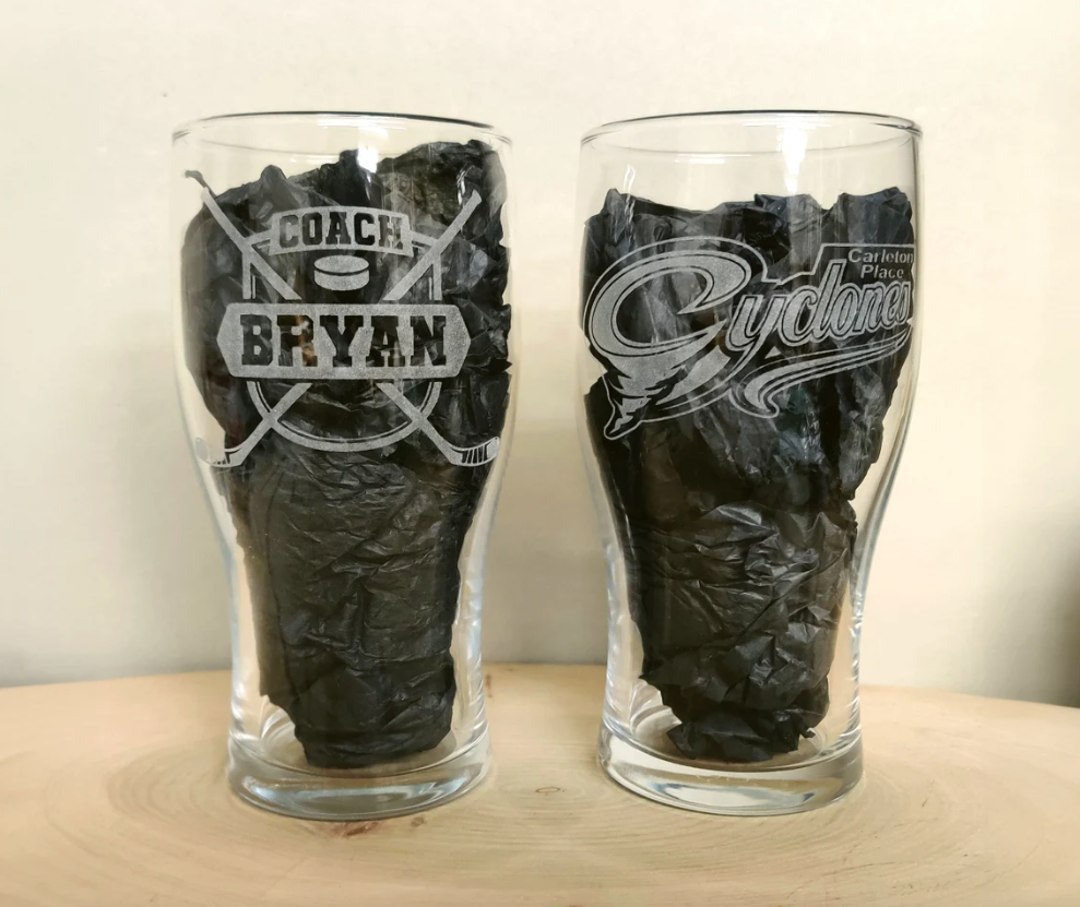 Personalized Hockey Coach / Team Glasses