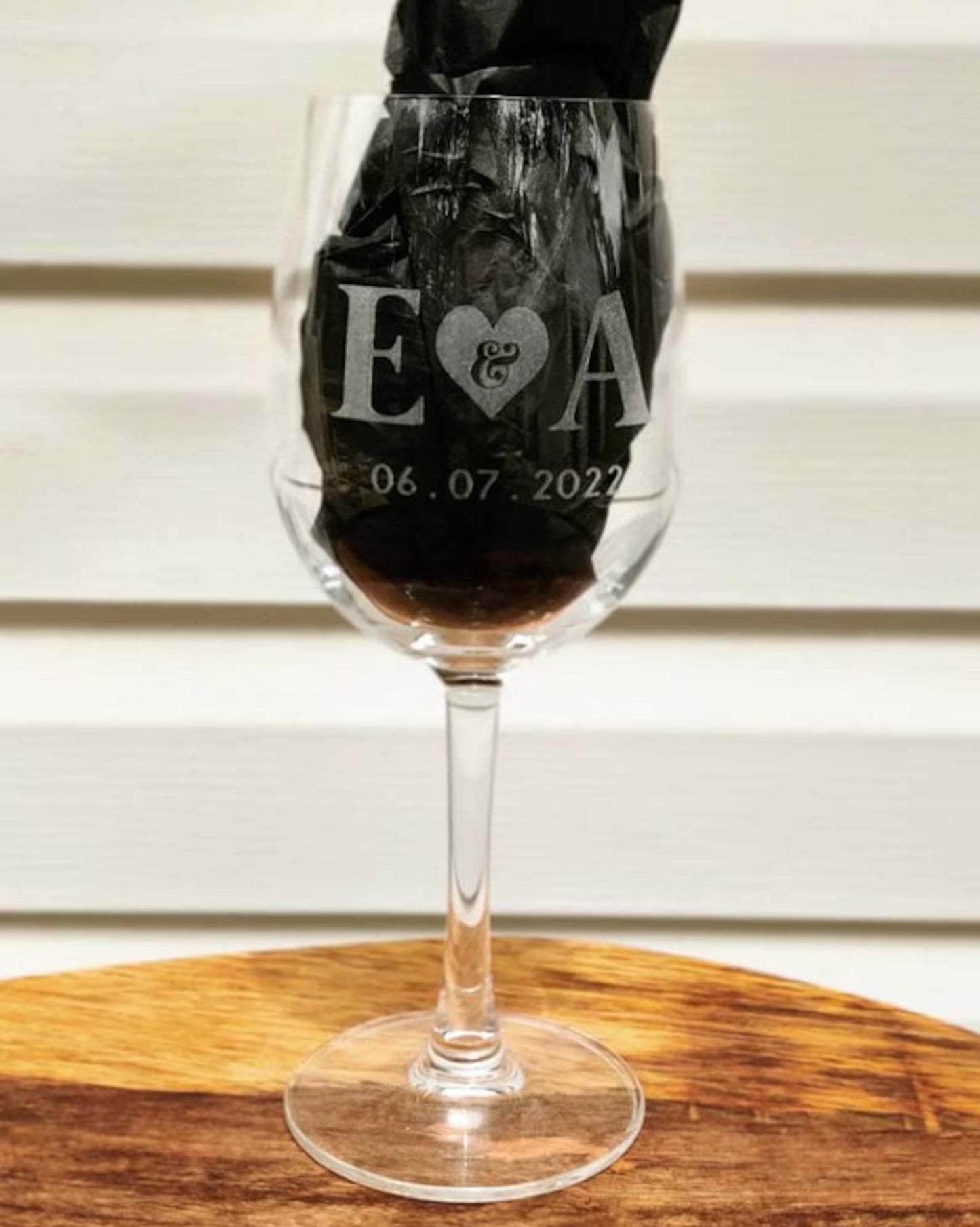 Custom Engraved 12oz Small Wine Glass