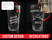 Load image into Gallery viewer, Custom Engraved 16oz Tall Glass
