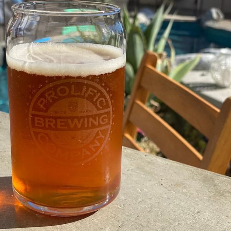 Custom Engraved 16oz Beer Can Glass