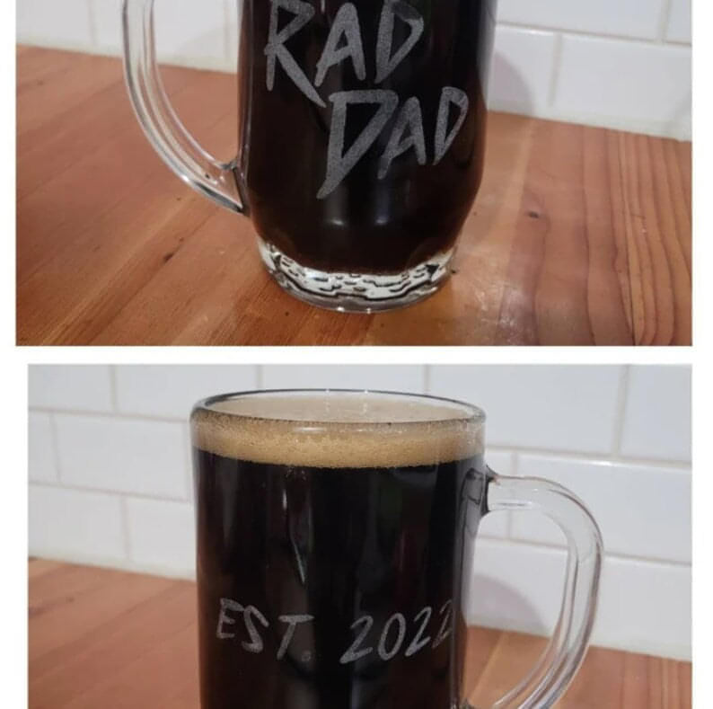 Custom Engraved 19.5oz Beer Mug