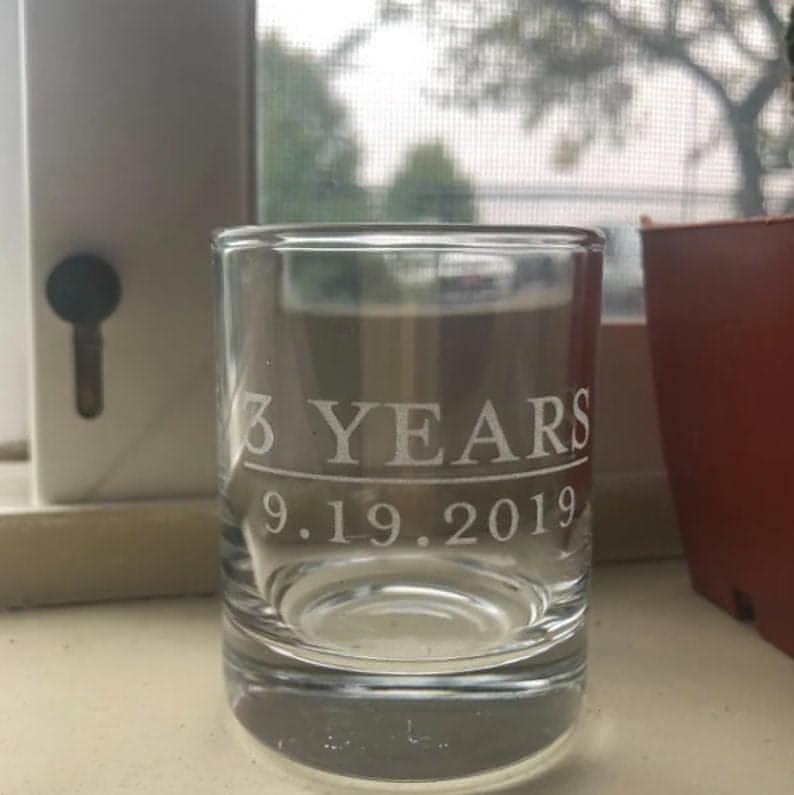 Custom Engraved 3oz Shot Glass