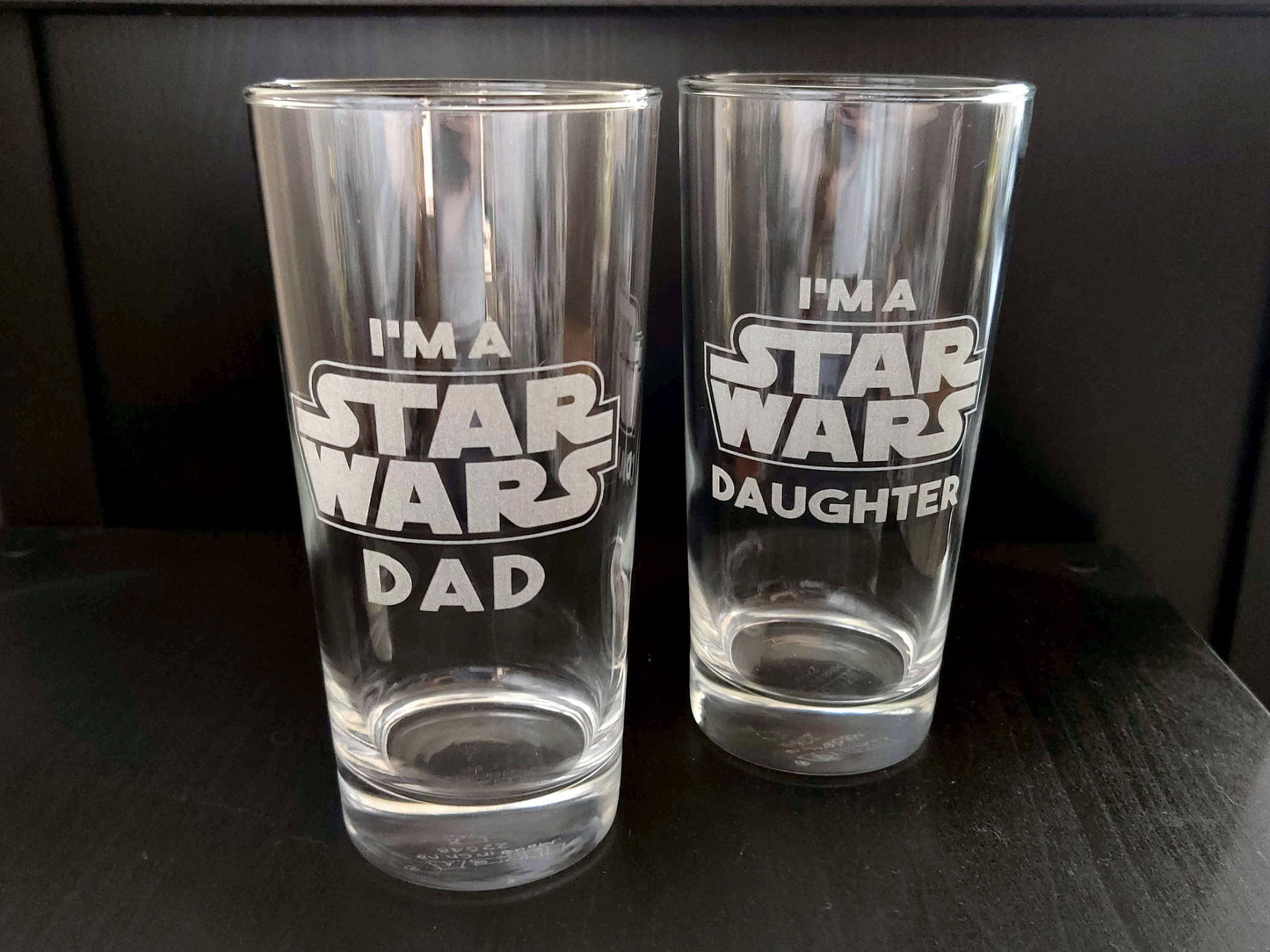 Custom Engraved 16oz Tall Glass